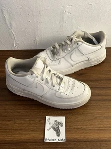 Size 6Y- Nike Air Force 1 Low LE Triple White (GS) FV5951-111 Free Shipping - Picture 1 of 9