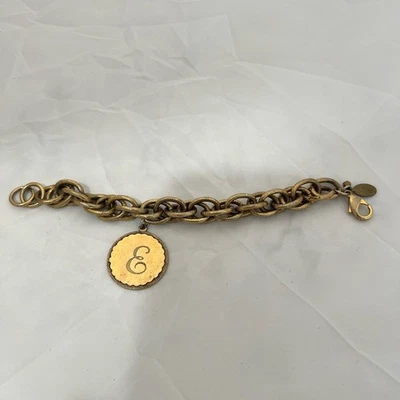 Maximal Art, pulsera de eslabones tono dorado con medallón Foto 1 de 4