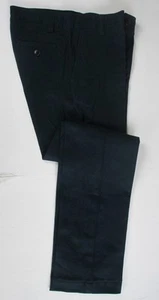 LANDS END Navy School Perfect Fit Plain Front Chino Pants Girls 14 Inseam 27" - Picture 1 of 6