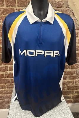 Camisa MOPAR Dodge Para Hombres Grande 1/4 Cremallera Manga Corta Poliéster Foto 1 de 4