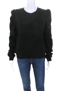 Suéter Pullover Generation Love Para Mujer Cuello Redondo Largo Embellecedor Negro Talla S - Imagen 1 de 6