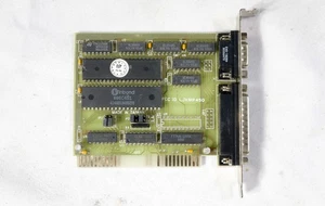 Vintage Generic 2 port serial adapter 8 bit ISA ISAC12 - Picture 1 of 3