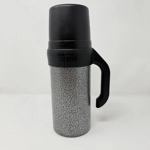 Botella de acero inoxidable con aislamiento térmico - Diseño moteado negro - ~40 oz - Imagen 1 de 5