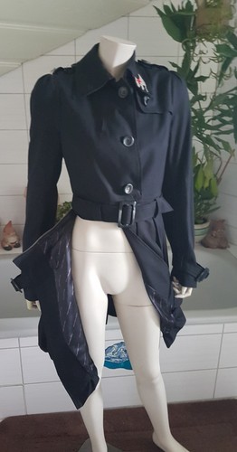 PRADA Cappotto a palloncino dolce OPPURE giacca 34 36 S XS Fornarina 2 in 1 primavera