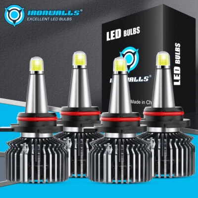 8-sides LED Headlight White Hi/Low Beam For Ford Expedition 2003 2004 2005 2006 - Image 1 of 4