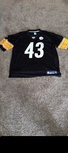 Pittsburgh Steelers Troy Polamalu  Reebok Jersey Sz 2X, Snapback Hat & Card