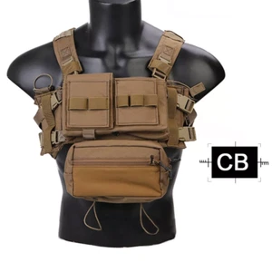 Emersongear MK3 Chest Rig Tactical Vest Micro Fight Modular Hunting Plate Carry - Picture 1 of 13