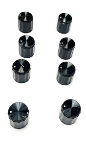 NOS Factory- Scratched - 8 Knobs for many Ranger and Galaxy Base Station Radios - Zdjęcie 1 z 9