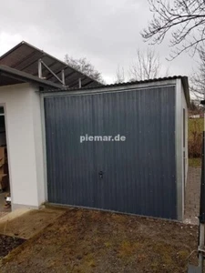 Fertiggarage Metallgarage Garage Blechgarage 3x4,5m | mit Aufbau | 12582 !! - Bild 1 von 5