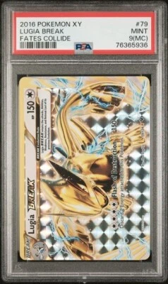 PSA 9 MC LUGIA BREAK 79 XY FATES COLLIDE MISCUT POKEMON - Image 1 of 2