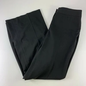White House Black Market 0 0R Black Dress Pants Flare WHBM Career - Picture 1 of 4