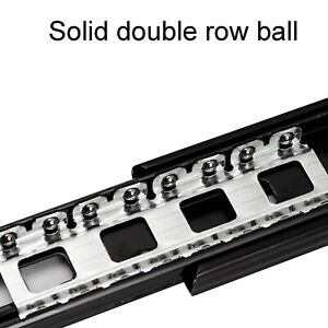Smooth and Safe Ultra Short Small Drawer Slides with Triple Ball Guide