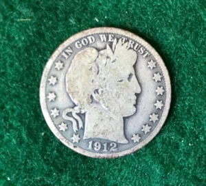 1912 D Silver Barber Half Dollar -TD4 - Picture 1 of 2