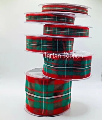 MacGregor Tartan Ribbon Berisfords~7mm-70mm Wide~Choice of Length~Free Postage - Image 1 of 4