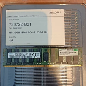 1 x HP PN/752372-081 (32GB) Quad Rank x4 PC4-2133P-L (DDR4-2133) - Picture 1 of 1