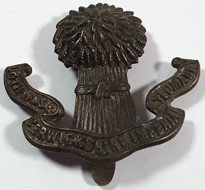 WW1 Lothians and Berwickshire Imperial Yeomanry OR’s Cap Badge. Schieber nach hinten - Bild 1 von 2