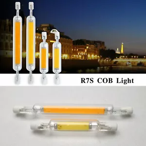 Dimmable LED R7S Glass Tube Bulb Light COB 78 118mm Halogen Lamp SS775 220V-240V - Picture 1 of 14