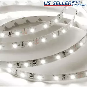 16FT Flexible LED Strip Light w/ Power Supply, Natural White 4000K, SMD 2835 12V - Picture 1 of 5
