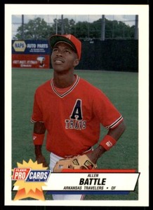 1993 Fleer ProCards Allen Battle Arkansas Travelers #2822