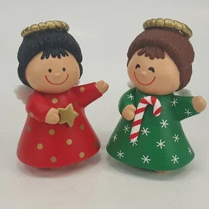 Vintage Hallmark Little Christmas Angel Salt and Pepper Shakers WKHK3 - Picture 1 of 7