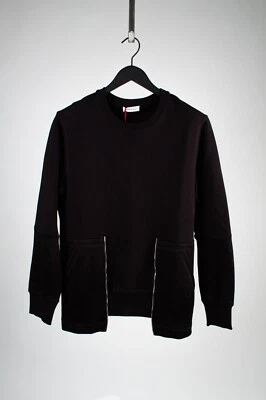 Original Alexander Mcqueen Black Crew Neck Jumper Cargo Pockets Size M/L H4186 - Image 1 of 4