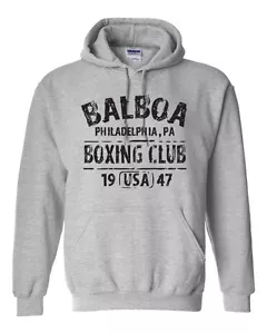 Felpa con cappuccio uomo BALBOA BOXING CLUB ROCKY film retrò set palestra 255 - Foto 1 di 2