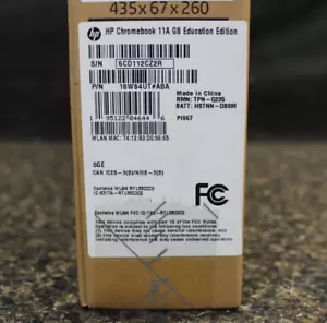 HP Chromebook 11A G8 Education Edition AMD A4 ChomeOS 32GB EMMc 4GB DDR4 - Picture 1 of 3