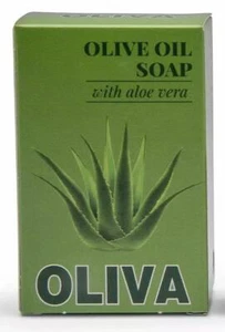 OLIVA Olive Oil Soap with Aloe Vera - 100g (Pack of 4) - Picture 1 of 1