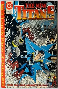 New Titans #61 DC Comics 1989 A Lonely Place Of Dying | Batman | Nightwing VF - Picture 1 of 2