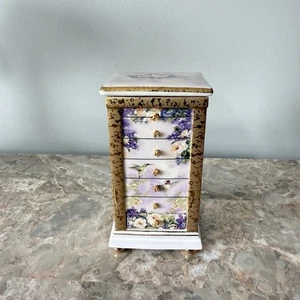 Music Box in porcellana di Lena Liu con cassetto portagioie - Foto 1 di 9