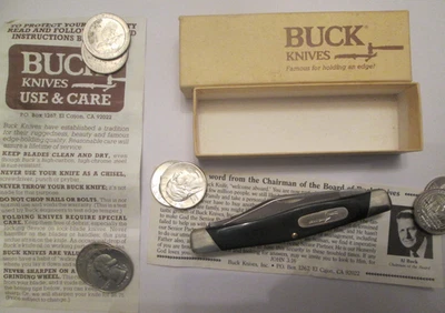 CUCHILLO BUCK 301X VINTAGE SIN USAR NUEVO en Caja Original Foto 1 de 4