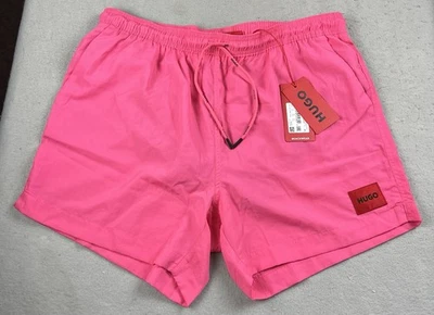 Pantalones Cortos de Natación Hugo Boss Dominica Rosa Talla 2XL Entrepierna 5” Nuevos con Etiquetas Foto 1 de 4