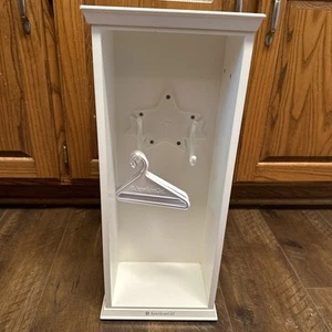 American Girl White Storage Tower Cabinet Armoire Dresser For 18” Doll - Picture 1 of 7
