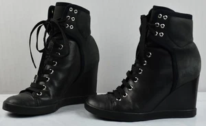 Botas See by Chloe para mujer de cuero gamuza con tacón de cuña talla 36 = 5,5 EE. UU. - Imagen 1 de 10
