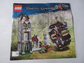 LEGO Pirates of the Caribbean 4183 book 1 - Manual ONLY