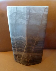 Rosenthal Vase Wellen-,Golddekor -signiert Design -1979-1980/100 Jahre Jubiläum - Bild 1 von 11