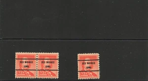Vintage US 1/2 Cent Benjamin Franklin Stamp des moines iowa Pre-Cancelled - Picture 1 of 1