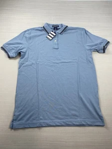 Camisa Polo Lands' End Para Mujer Manga Corta Secado Rápido Malla Azul Anochecer Mediana NUEVA - Imagen 1 de 14