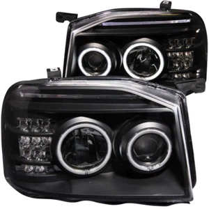 Conjunto de faros ANZO 111172 juego de faros se adapta a 2001 2004 nissan frontier proj - Imagen 1 de 10