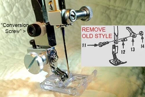 Kenmore Super High Conversion Kit to regular pressure feet (bin 01) - Image 1 of 4