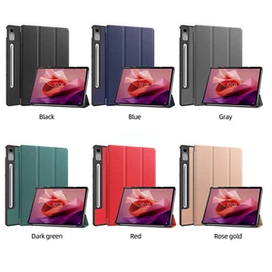 Tablet Leather Case Stand Cover For Lenovo Tab P12 12.7" 2023 /Pad Pro2022/11.2 - Picture 1 of 34