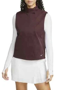 Nike Women's Repel Golf Vest Size S Burgundy DO6814 652 - Picture 1 of 12