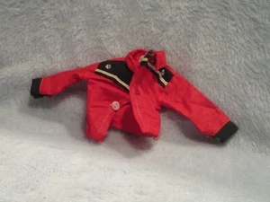 Camisa Ken Doll Vintage Roja y Negra de 2 Botones Roja y Negra Mangas Largas - Imagen 1 de 2