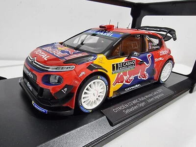 Norev Citroen C3 Wrc Team Total Wrt N 1 Winner Rally Montecarlo 2019  1/18 #NEW - Image 1 of 4