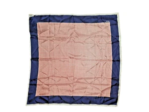 Vintage ECHO Red Polka Dots Stars Silk Blend Square Scarf 23x23.5 Made In Japan - Picture 1 of 9