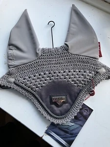 BN RARE GREY LOIRE Le Mieux FLY EARS VEIL BONNET MEDIUM MATCHY MATCHY - Picture 1 of 5