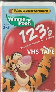 Winnie the Pooh: 123's: Discovering Numbers and Counting [CINTA VHS] - Imagen 1 de 2