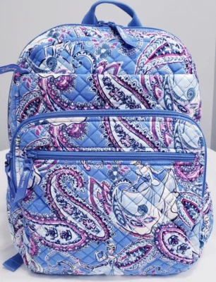 Mochila Vera Bradley Disney Cenicienta Paisley XL Campus EXACTA UNA NUEVA CON ETIQUETAS Foto 1 de 4