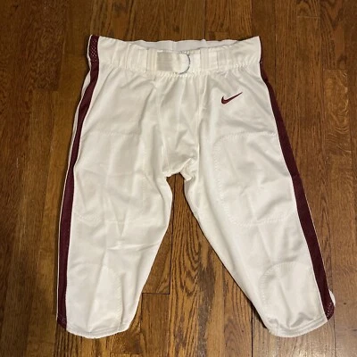 Брюки футбольные Nike Stock Vapor Pro Game CI3771-115 белые бордовые мужские размер XL - Изображение 1 из 4