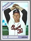 Ken Johnson- Atlanta Braves- 1966 Topps Baseball Card #466